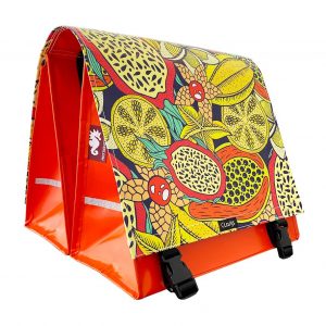 Double panniers with print